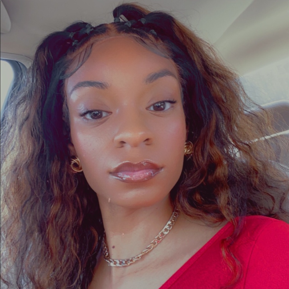 Brown & black ombré wig